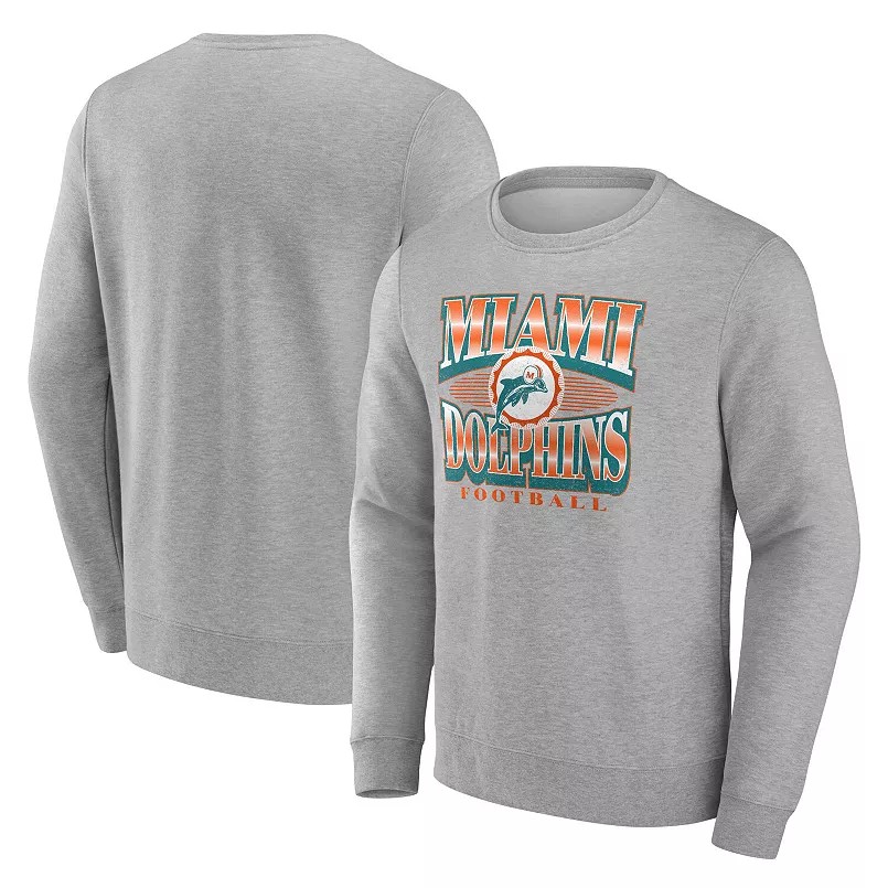 Men Miami Dolphins grey style #21 NFL 2024 hoodie